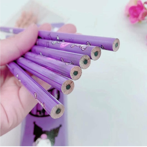 SANRIO HELLO KITTY PENCIL CASE FILLED 6 pencils ✏️ ✏️✏️✏️✏️✏️✏️✏️✏️ - Picture 7 of 12